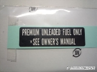 ＡＣＵＲＡ　ＦＵＥＬ　ドアデカール（ハイオク）